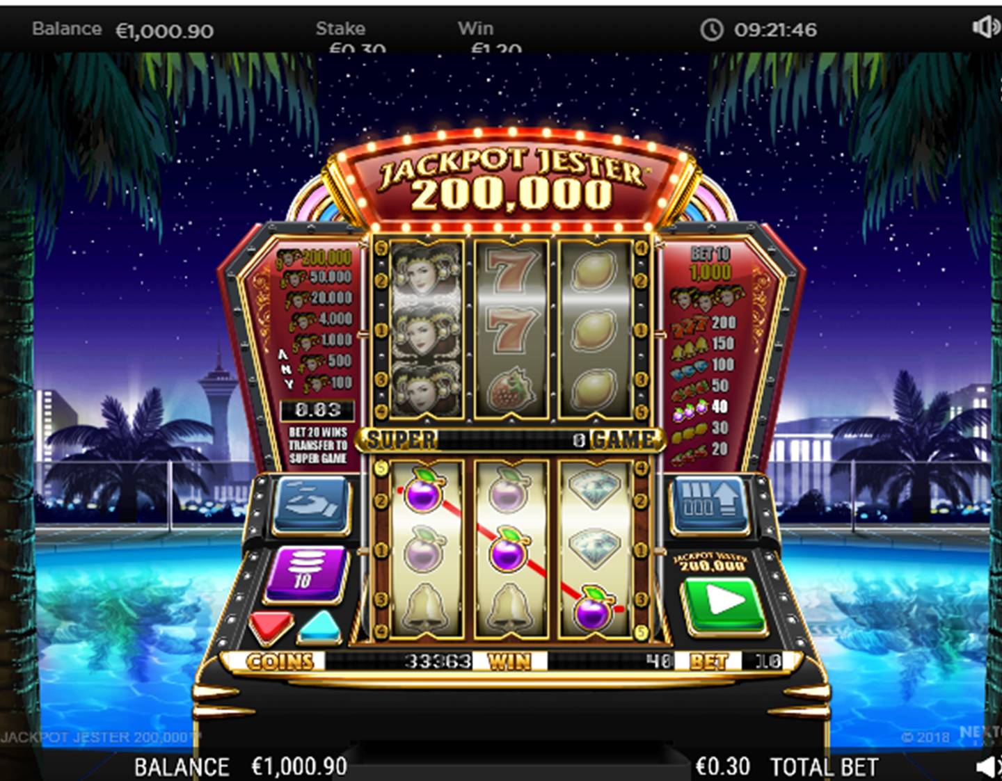 Jackpot Jester 200.000 Slot Review